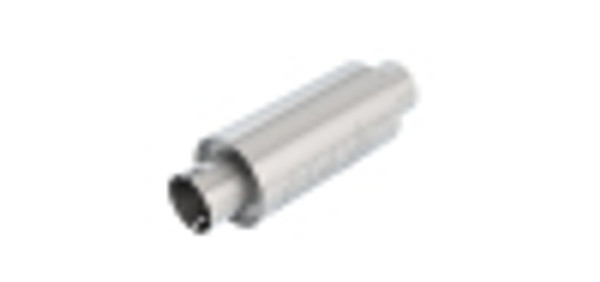 UNIVERSAL RESONATOR MUFFLER 3.00IN IN/OUT RD 5INX10IN NOTCHED 401343 - BAFU-401343