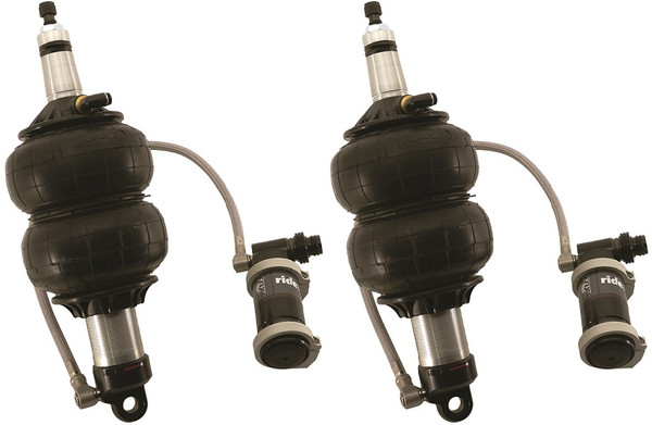Front TQ Shockwaves For 1965-1970 Impala For Use W/ Ridetech Lower Arms Pair Of Triple Adjustable Shock waves W/ 1/4 Inch Airline Fittings Ridetech 11283011 - RLTP-11283011