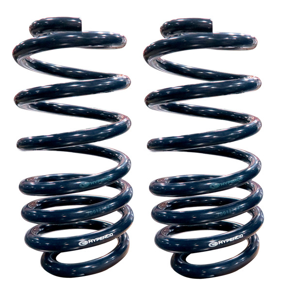 Rear Dual Rate Springs 4 Inch Lowering For 1963-1972 C10 Pair Of Springs Powder Coated Blue Ridetech 11334799 - RLTP-11334799