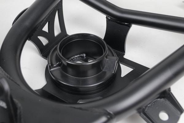 Front Lower Strongarms For 1963-1970 C10 For Use W/ Stock Style Spring Pair Of Tubular Control Arms W/ Ball Joints Cross Shafts Spring Spacers Bump Stops And Delrin Bushings Powder Coated Satin Black Ridetech 11342199 - RLTP-11342199