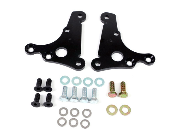 Front Caliper Brackets For S550 15-23 Mustang Brakes W/ Ridetech 79-93 Mustang Sla Pair Of Brackets Caliper Spacers Shims And Hardware Ridetech 12129509 - RLTP-12129509