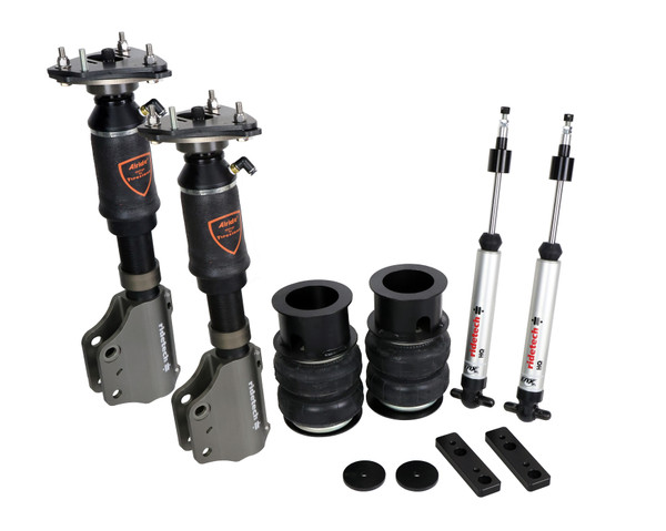 Air Suspension System For 2015-2024 Mustang HQ Front Shockwaves Rear Coolride And HQ Rear Shocks Ridetech 12270297 - RLTP-12270297