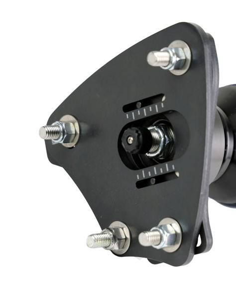 Front HQ Shockwaves For 2015-2024 Mustang Pair Of Rebound Adjustable Shock waves W/ 1/4 Inch Airline Fittings And Mounting Brackets Ridetech 12272501 - RLTP-12272501