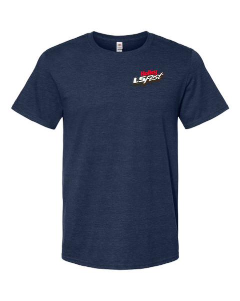 LS ALL BURNOUT 24 TEE - NAVY - HTPD-10489-LGHOL