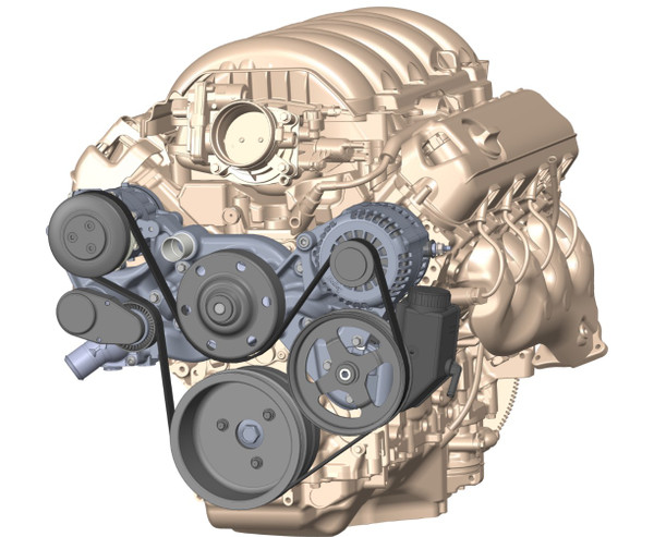 1900 Car GM GM LS (294, 325, 346, 364, 376, 427) Accessory Drive Belt Kit - HTPD-20-190P