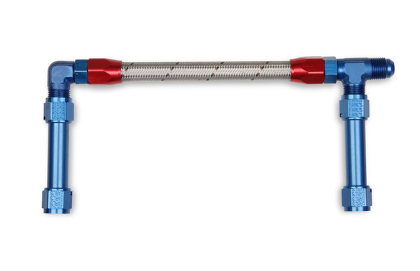 -8AN SINGLE INLET W/STAINLESS HOSE - HTPD-34-46