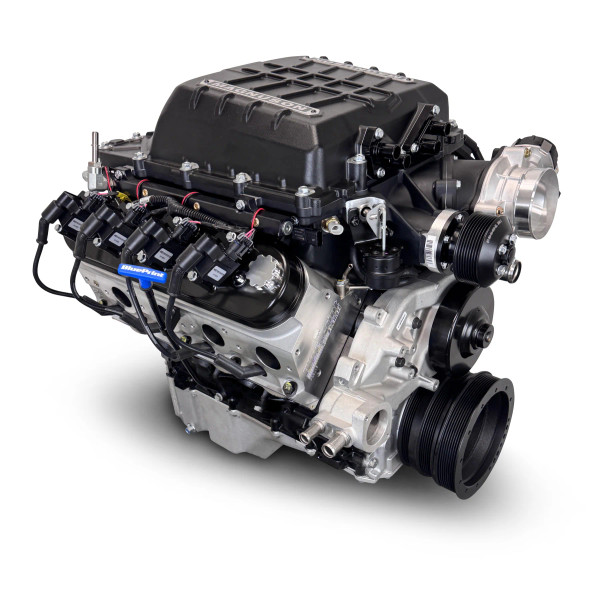 GM LS Compatible 427 c.i. Pro Series Engine - 840 Horsepower - Deluxe Dressed - Black Pulley Kit - Holley Terminator X EFI System - BFIA-PSLS4279SCTKB