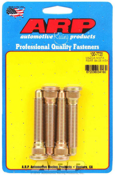 MAZDA MIATA REAR WHEEL LUG STUD KIT KNURL DIAMETER 0.579 100-7720 - ACDW-100-7720