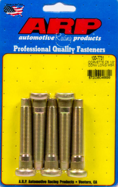 Wheel Stud Kit 5pk C5 Corvette 1/2-20 Conv. 100-7731 - ACDW-100-7731