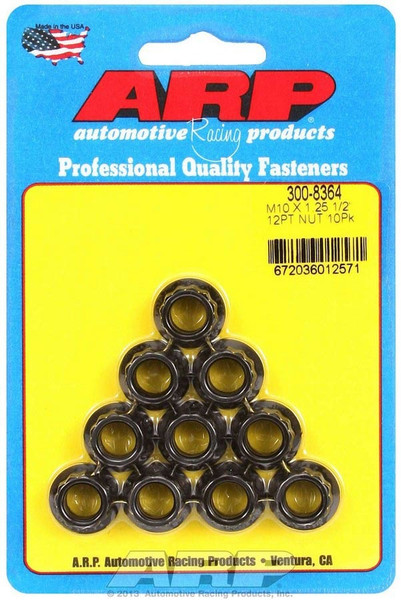 10mm x 1.25 12pt. Nuts (10) 300-8364 - ACDW-300-8364