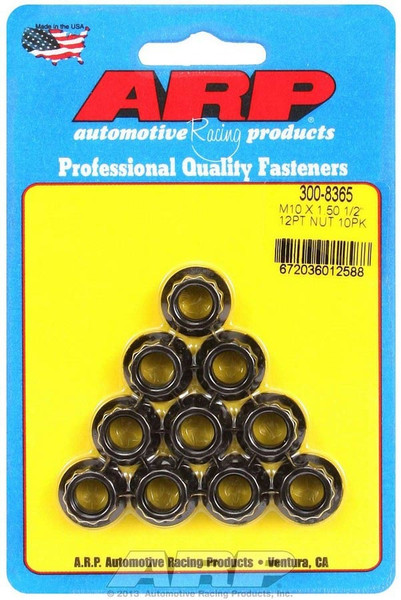 10mm x 1.50 12pt. Nuts (10) 300-8365 - ACDW-300-8365