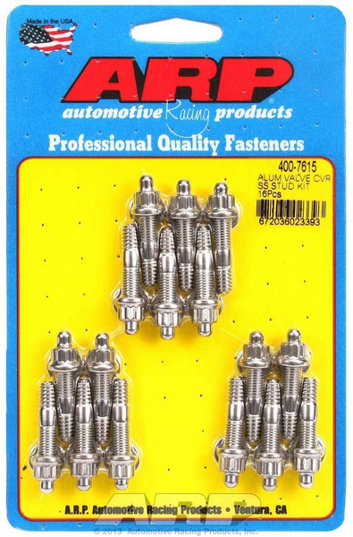 CAST ALUM COVERS SS 12PT VALVE COVER STUD KIT 16PC 400-7615 - ACDW-400-7615