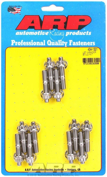 S/S Header Stud Kit - M8 x 1.750in OAL (12) 434-1301 - ACDW-434-1301