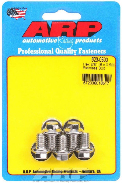 S/S Bolt Kit - 6pt. (5) 3/8-16 x .500 623-0500 - ACDW-623-0500