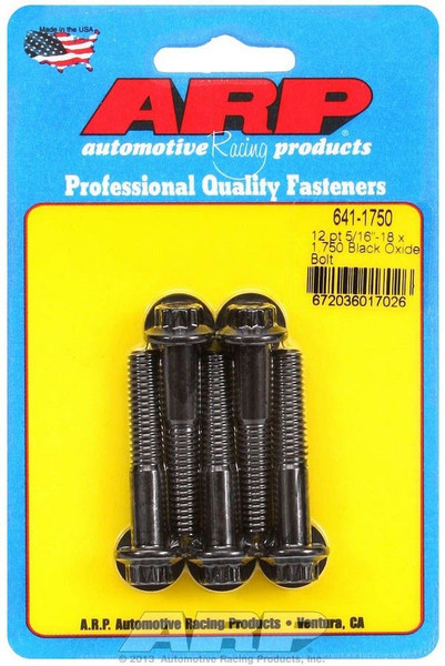 5/1618 X 1.750 12PT BLACK OXIDE BOLTS 641-1750 - ACDW-641-1750
