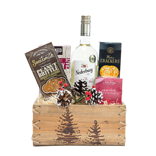 White Wine Gift Basket