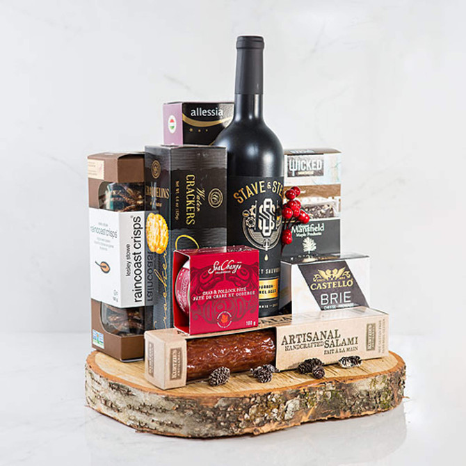 bourbon aged red wine gift canada