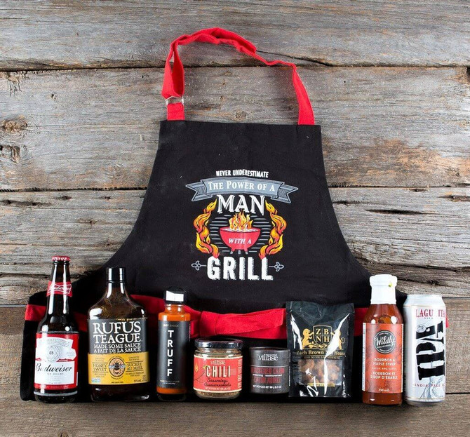 man bbq gift box