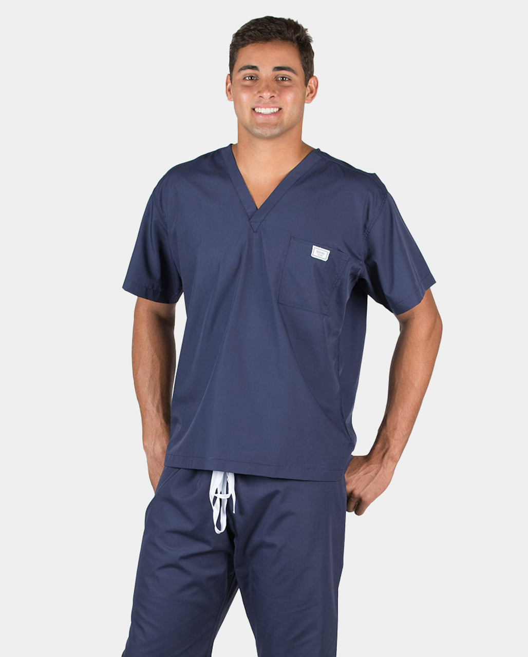 Blue Sky Scrubs Official Website  Tailored David Scrub Top for Men