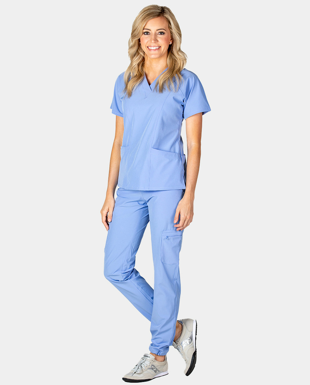 c-guard® Female's sky blue french jogger scrub suit_ s Pant, Shirt Hospital  Scrub Price in India - Buy c-guard® Female's sky blue french jogger scrub  suit_ s Pant, Shirt Hospital Scrub online
