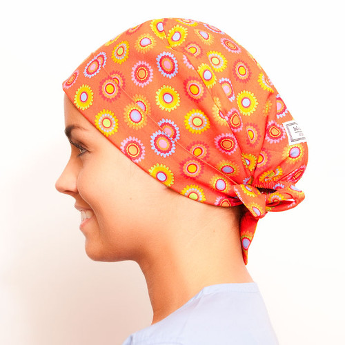 Orange Slush Pixie Scrub Hat