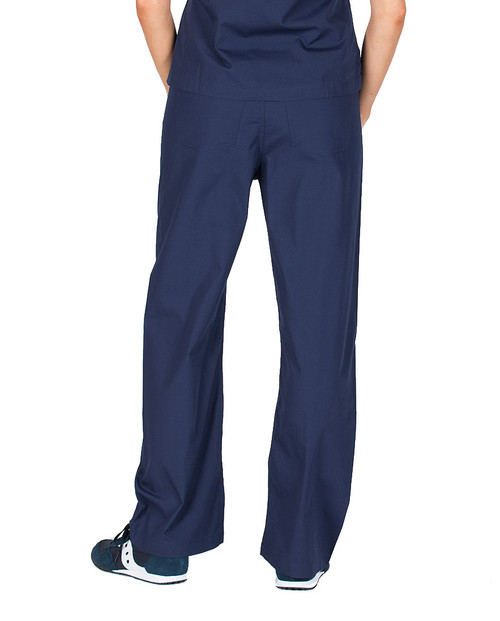 2XL Navy Blue Simple Scrub Pants