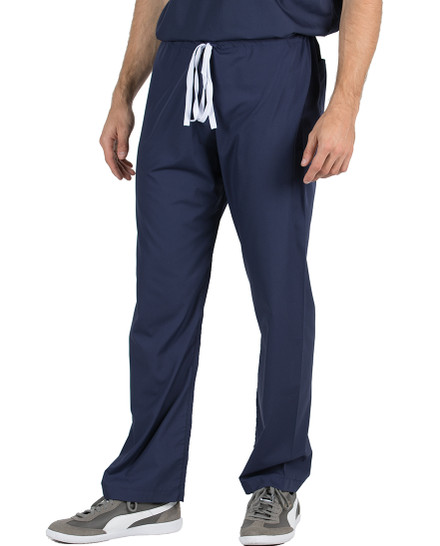 Small Tall 34 - Ceil Blue David Simple Scrub Pants