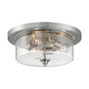 Satco | Bransel 3 Light Flush Mount | 60-7191