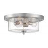 Satco | Bransel 3 Light Flush Mount | 60-7191
