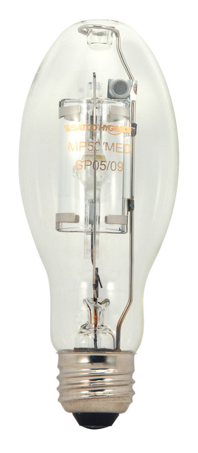 Satco | S5860 | 150W Metal Halide HID Medium ED17 Clear 65 CRI 4000K