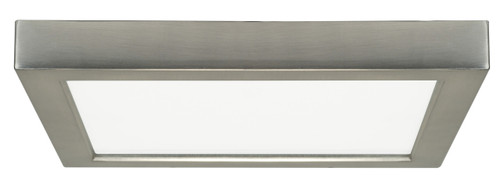 Satco | S29341 | 18.5W LED 9-inch Square Flush Mount Fixture Brushed Nickel