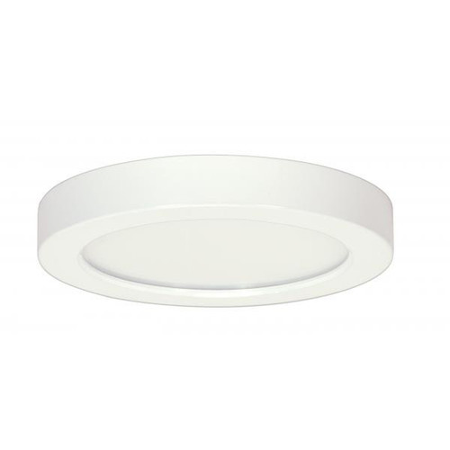 Satco S29362 | 18.5W LED 9-inch Round Flush Mount Fixture White Finish 5000K Dimmable (Reference Only)