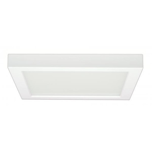 Satco S29363 | 18.5W LED 9-inch Square Flush Mount Fixture White Finish 5000K Dimmable (Reference Only)