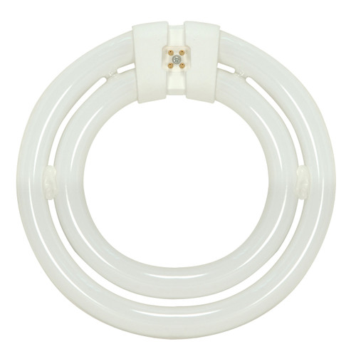 Satco S6508 | 7-inch 40W Twin T9 Circline Fluorescent Tube 3000K