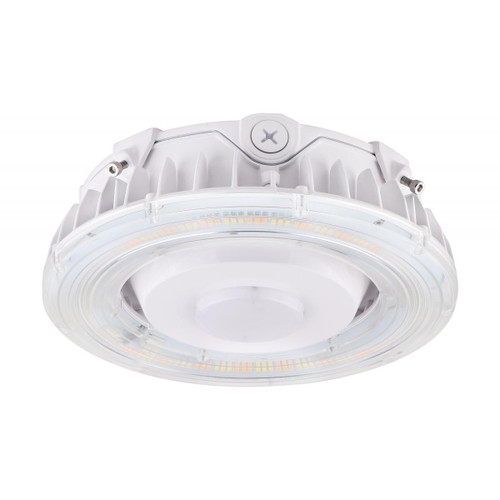 Satco 65-627 | 55W LED Round Canopy Light White Finish Color Selectable 120-277V Dimmable (Reference Only)