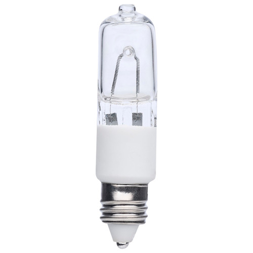 Satco | S3198 | 50W Halogen T4 Clear 750L Mini Candelabra 130V