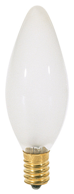 Satco | S3380 | 25W BA9 1/2 Incandescent Frost 1500hrs 220 Lumens Euro