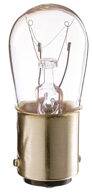Satco | S3901 | 6W S6 Incandescent Clear 2500 Avg Hrs 30 Lumens DC Bay Base 130V