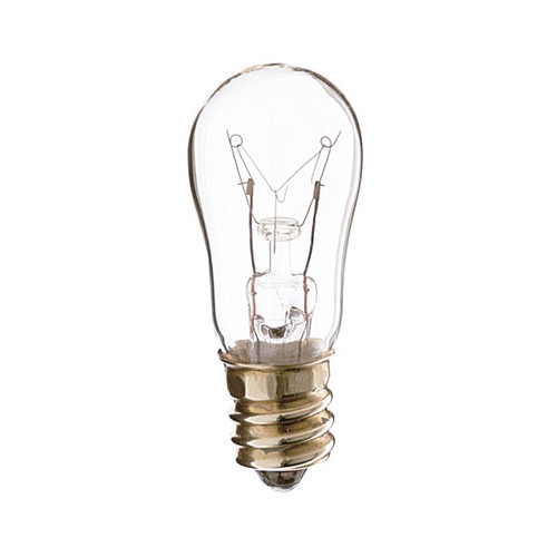 Satco | S4572 | 6W S6 Incandescent Clear 1500hrs 25 Lumens Candelabra