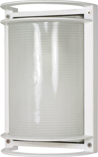 Satco | 60-530 | 1 Light 10 in. Rectangle Bulk Head Die Cast Bulk Head