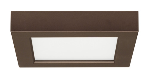 Satco | S21504 | 10.5 watt 5.5" Flush Mount LED Fixture 3000K Square Shape Bronze