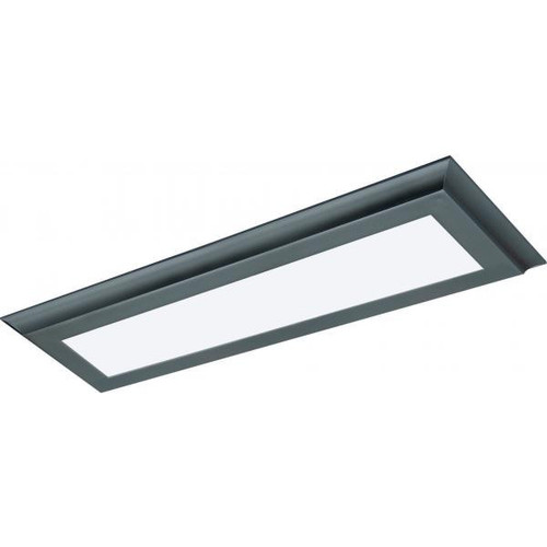 Satco 62-1185 | 22W; 7 in.; x 25 in.; Surface Mount LED Fixture; 3000K; Bronze Finish; 120/277V