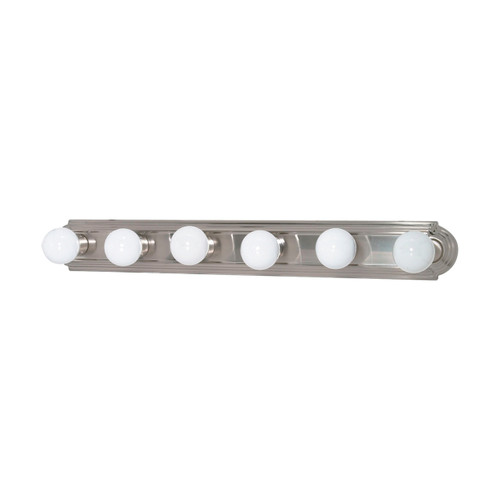 SATCO | 60-302 | 6 Light 36" Vanity Racetrack Style