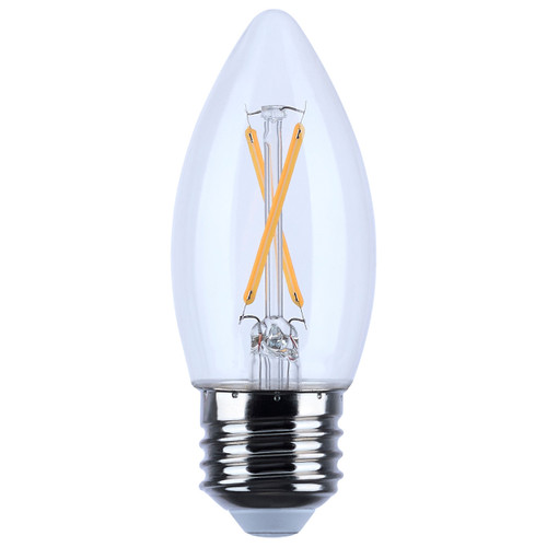 Satco | S21282 | 3W B11 LED Clear Medium Base 90 CRI 2700K