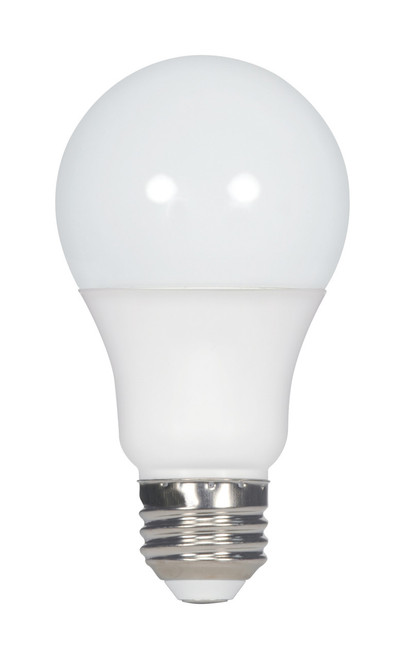 Satco | S28557 | 5.5W A19 LED Frosted 2700K Medium Base 120V 4-Pack