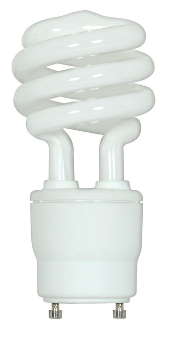 Satco | S8209 | 18 Watt Mini Spiral Compact Fluorescent 4100K 82 CRI GU24