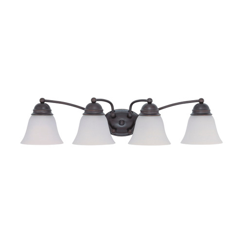 SATCO | 60-3168 | Empire 4 Light 29" Vanity Frosted White Glass