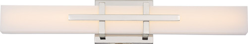Satco | 62-872 | Grill Double LED Wall Sconce Polished Nickel