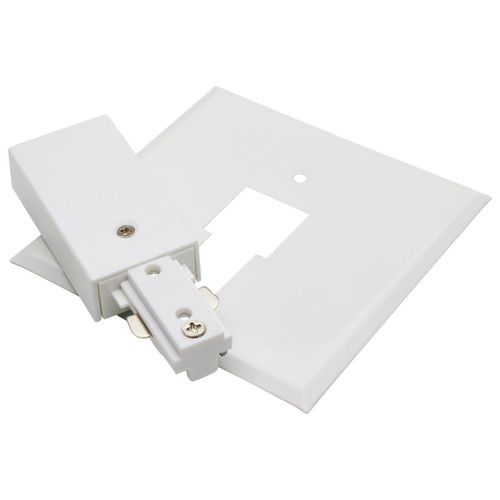 Satco | TP218 | Canopy Power Feed White Finish