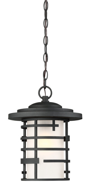 Satco | 60-6405 | Lansing 1 Light Outdoor Hanging Lantern with Etched Glass